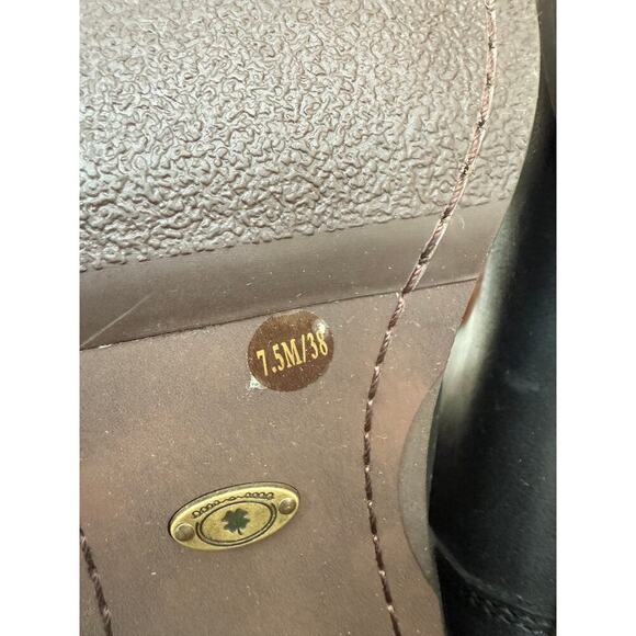 Lucky Brand Women’s Black Hybiscus Wide Calf Boot Size 7.5 M - Picture 11 of 11